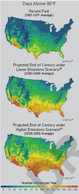 Click to enlarge US heat waves 2099