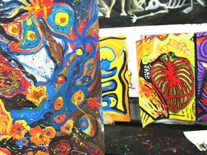 Click to enlarge Art therapy