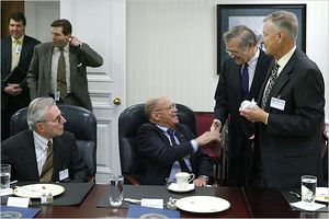 Carlucci, McNamara, Rumsfeld & Brzezinski