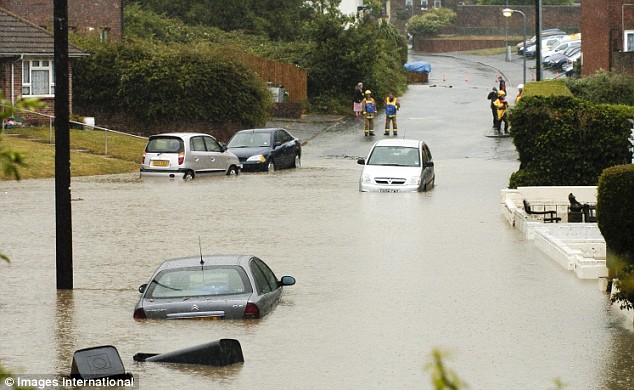 torrential rain Britain