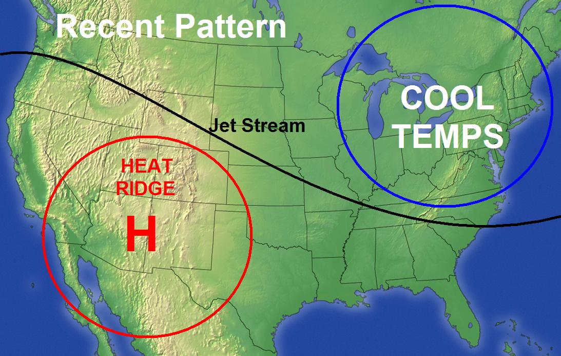 Kentucky July 2009 weather pattern