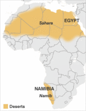 sahara map