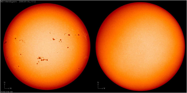 Click to enlarge sunspots