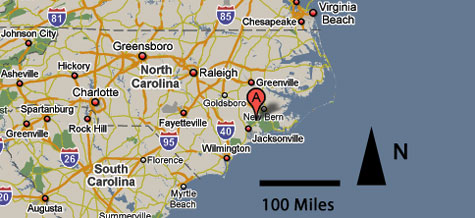 South Carolina area map