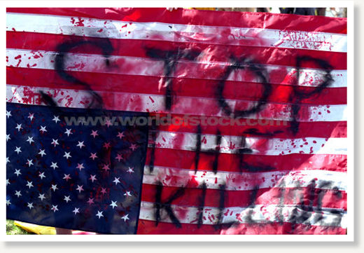 Click to enlarge upside down US flag