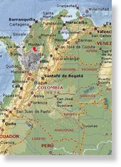 Map of Columbia