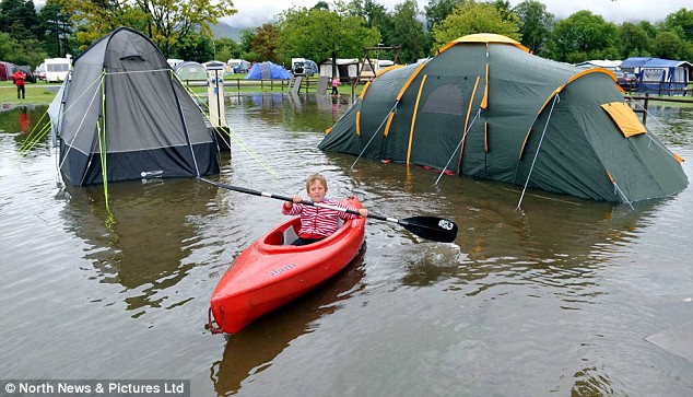 UK flooded summer