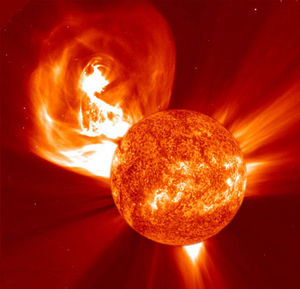 Click to enlarge Solar storm