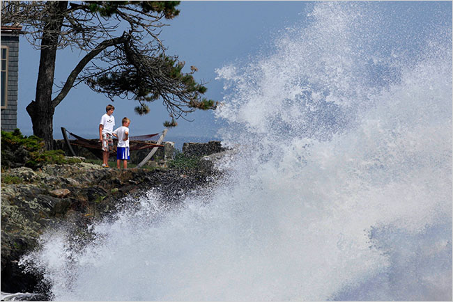 rough surf hurricane bill