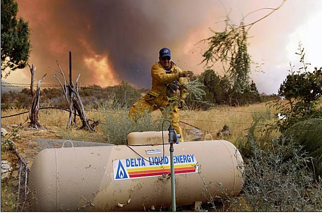 Click to enlarge LA firefighter