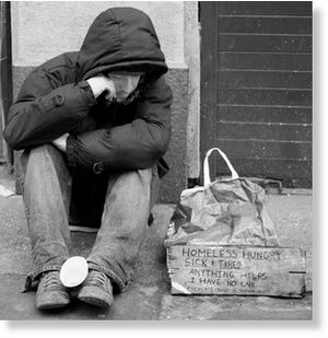 hungry and homeless