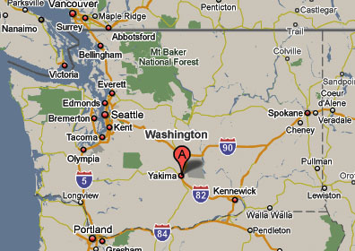 Map of Washington