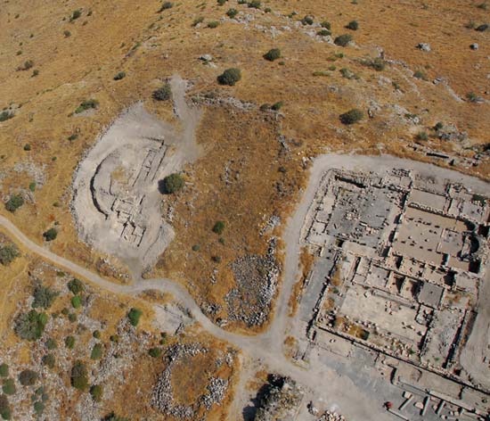 Click to enlarge ancient Roman city at Haifa