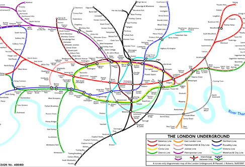 London subway map