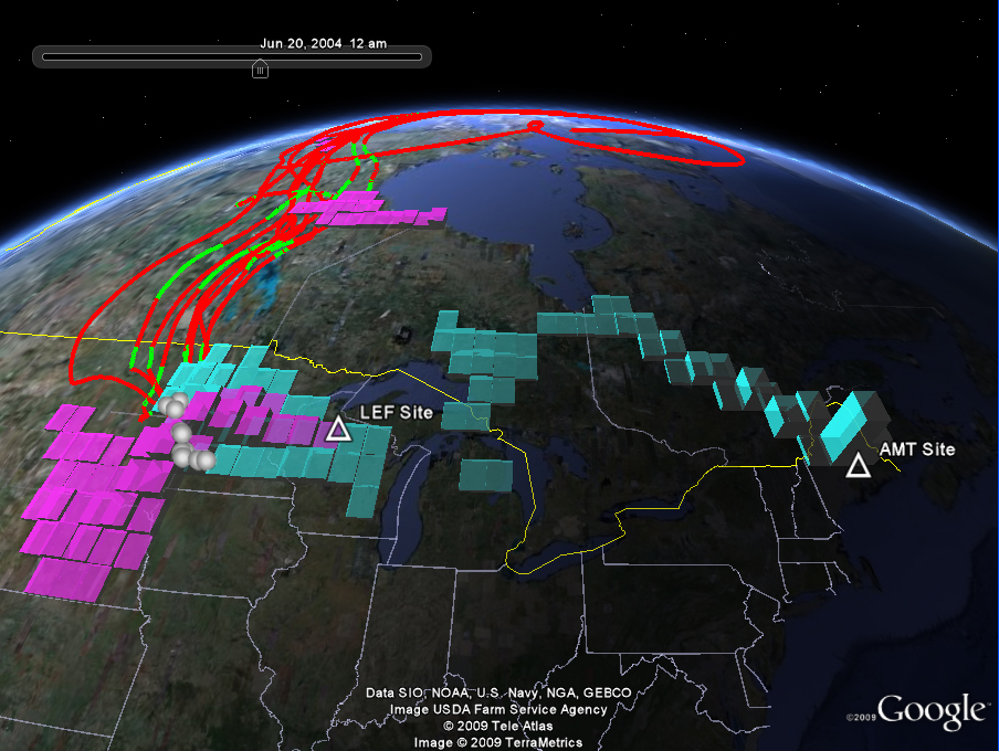 co2 and google earth