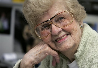 Click to enlarge Astrid Thoening celebrates her 100th birthday