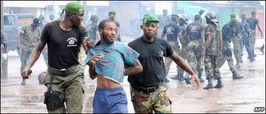 Protesters and soldiers clash in Conakry