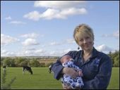Click to enlarge Catherine Douglas and baby Flora