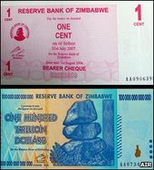 Click to enlarge Zimbabwean notes