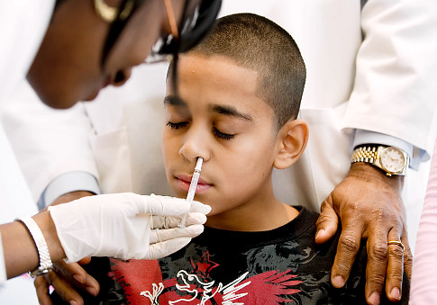 Click to enlarge H1N1 vaccination