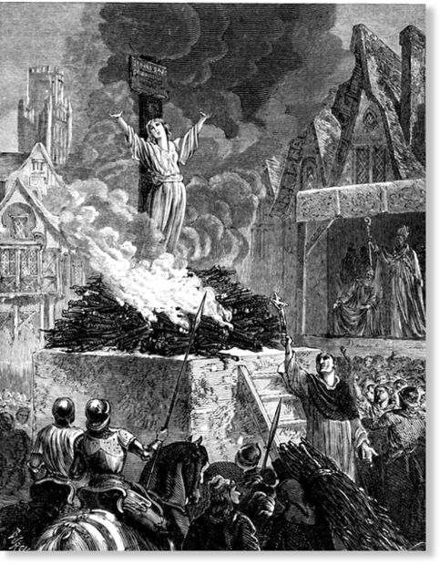 witch burning