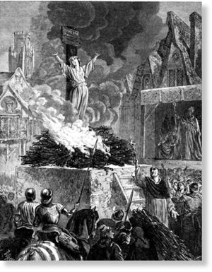 witch burning