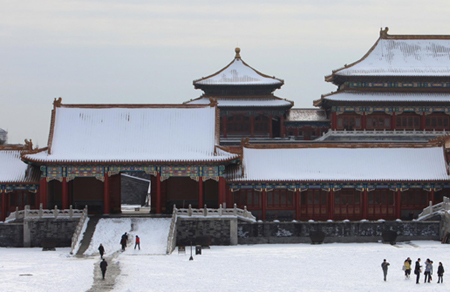 Snow at Forbidden City