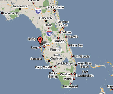 Florida area map