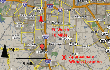 Texas area map