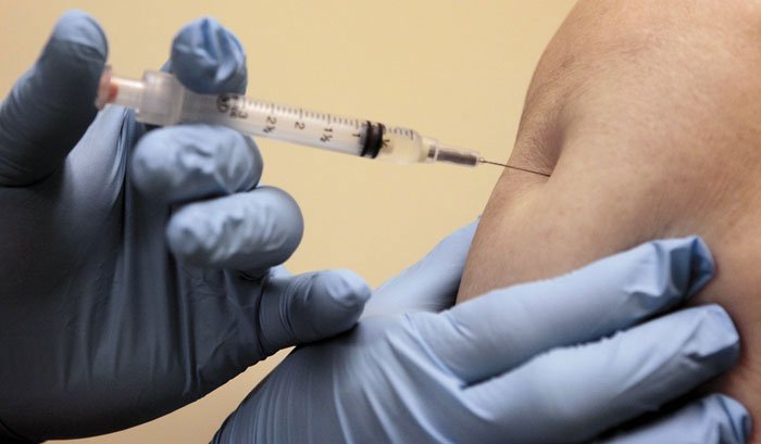Click to enlarge Flu shot