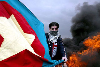 Kurdistan Workers Party (PKK) flag