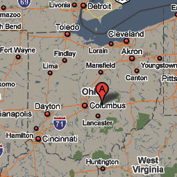 Ohio area map