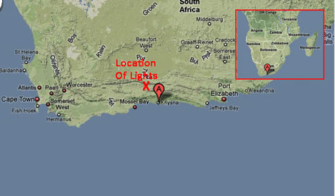 Click to enlarge South africa area map