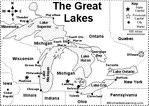 The Great Lakes, USA