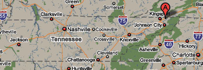Click to enlarge Tennessee area map