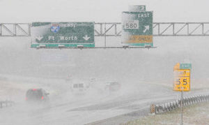 Dallas snowstorm