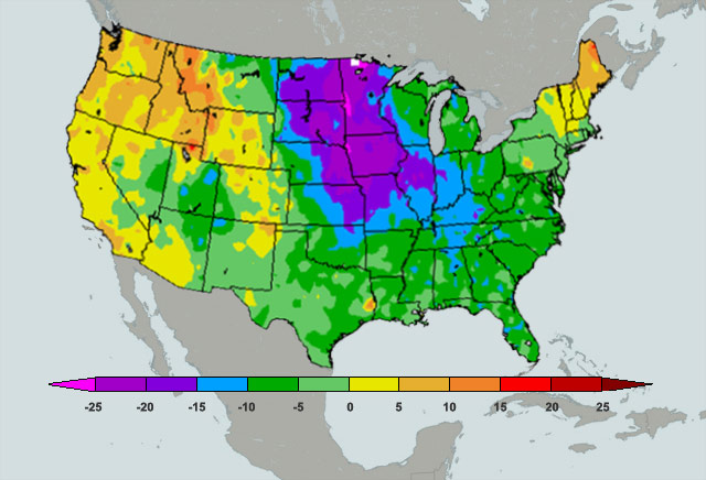 Icy Temperatures in the US - Jan 4, 2010