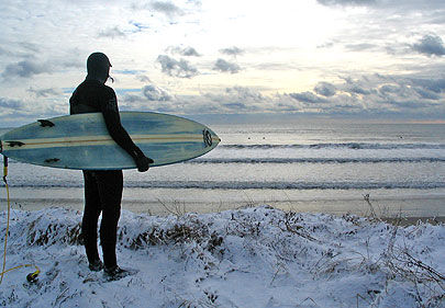 surf in snow