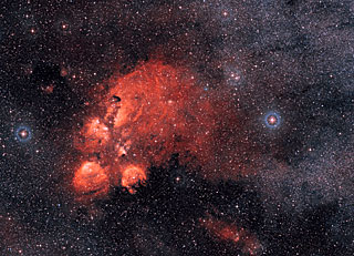 Click to enlarge Cat's Paw Nebula