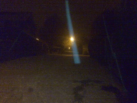 Beam of light from sky