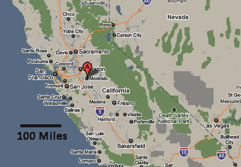 California area map