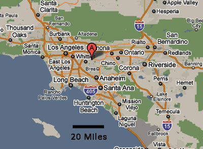 California area map