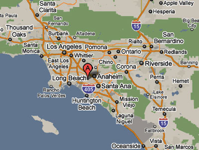 California area map