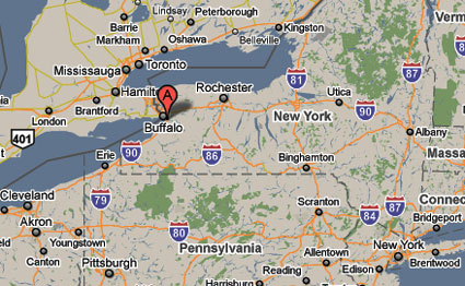 New York area map