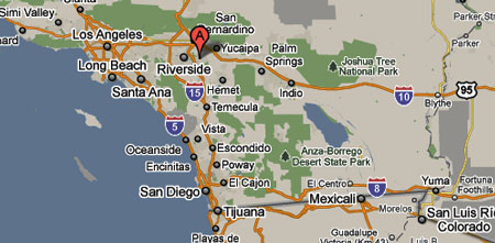California area map