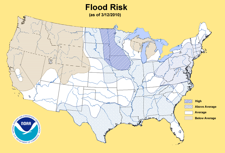 Flood risk map