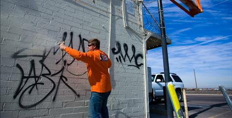 Graffiti coverup
