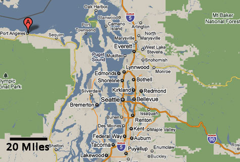 Click to enlarge Washington state area map