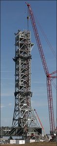 NASA mobile launch tower