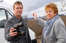 Rob Jackson and mother